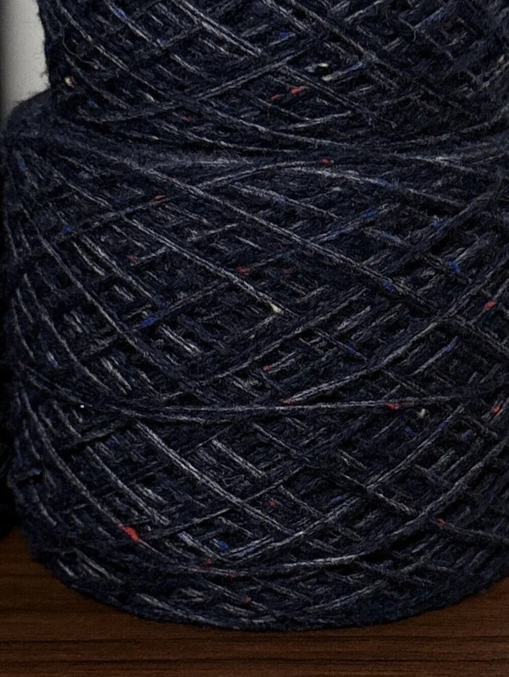 Reclaimed Wool Blend Worsted Yarn 1244 Yds Blue Galaxy 576g (4 Cakes)
